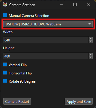 CameraSelection